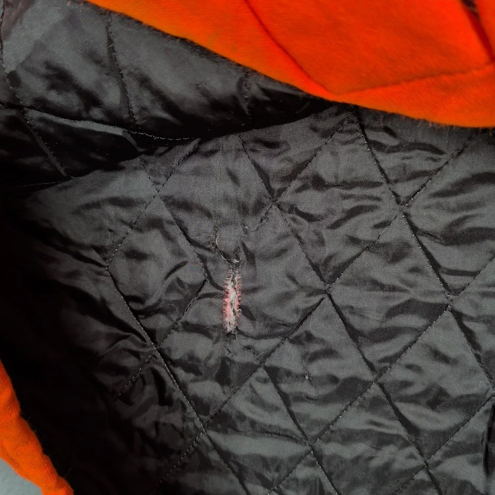 Vintage American Field Jacket Mens L Orange Drybak‎ Hunting